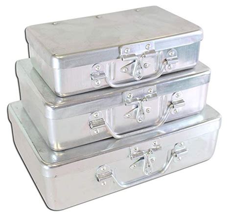 steel box with hinged lid|metal box with lid 12x12x14.